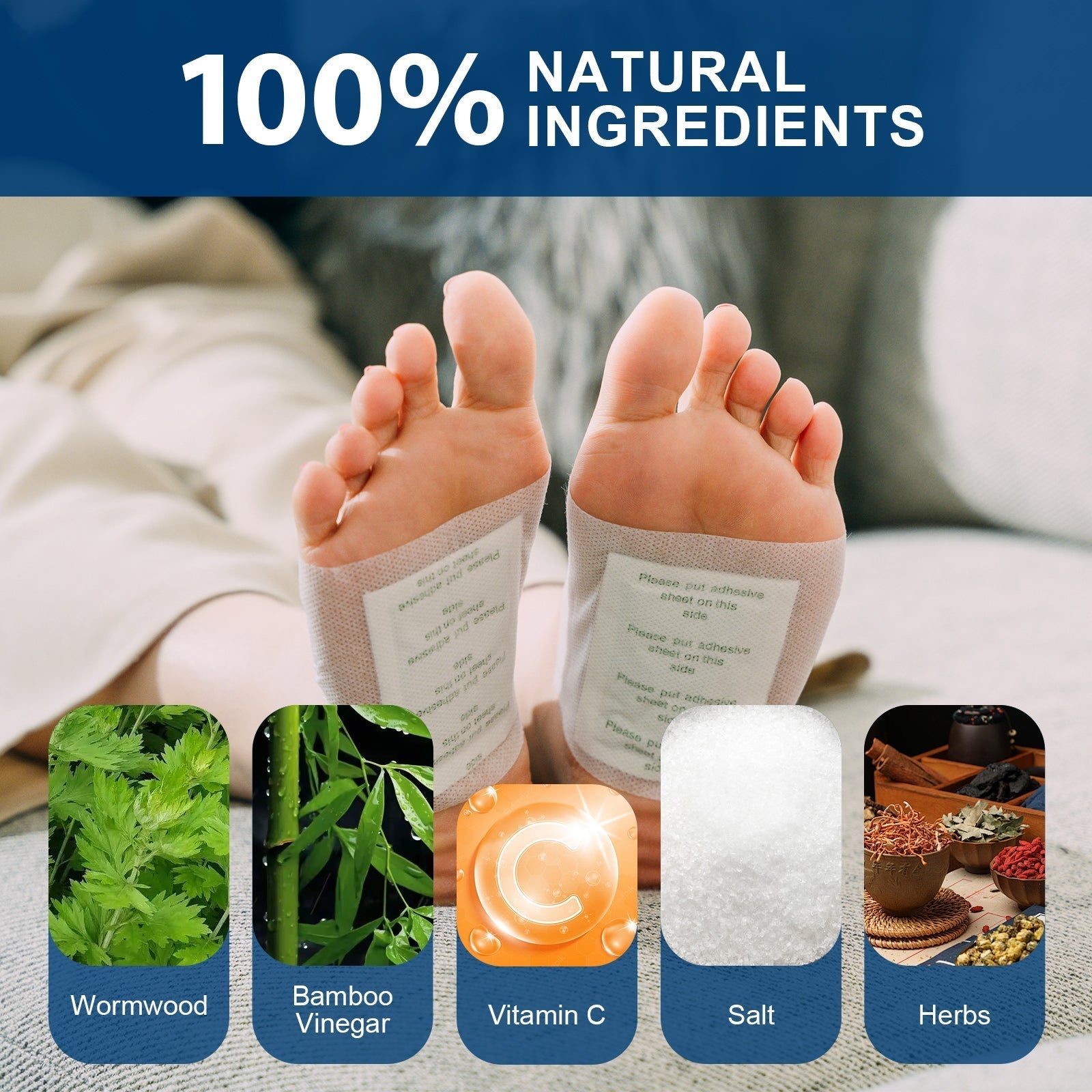 Premium 42 Pcs The Cleansing Detox Foot Pads Patches