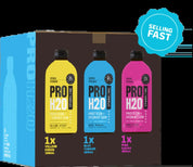 Premium 6x PRO H20 Sparkling 20g Protein Hydration Drink Zero Sugar Hydrate Mix Pack