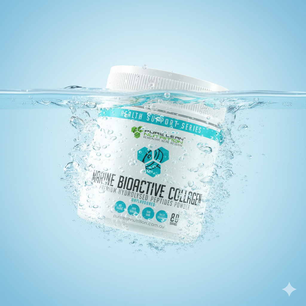 80 Servings Marine Collagen Bioactive Peptides Powder Beauty Glow for Skin Nails - Health & Beauty > Nutrition &