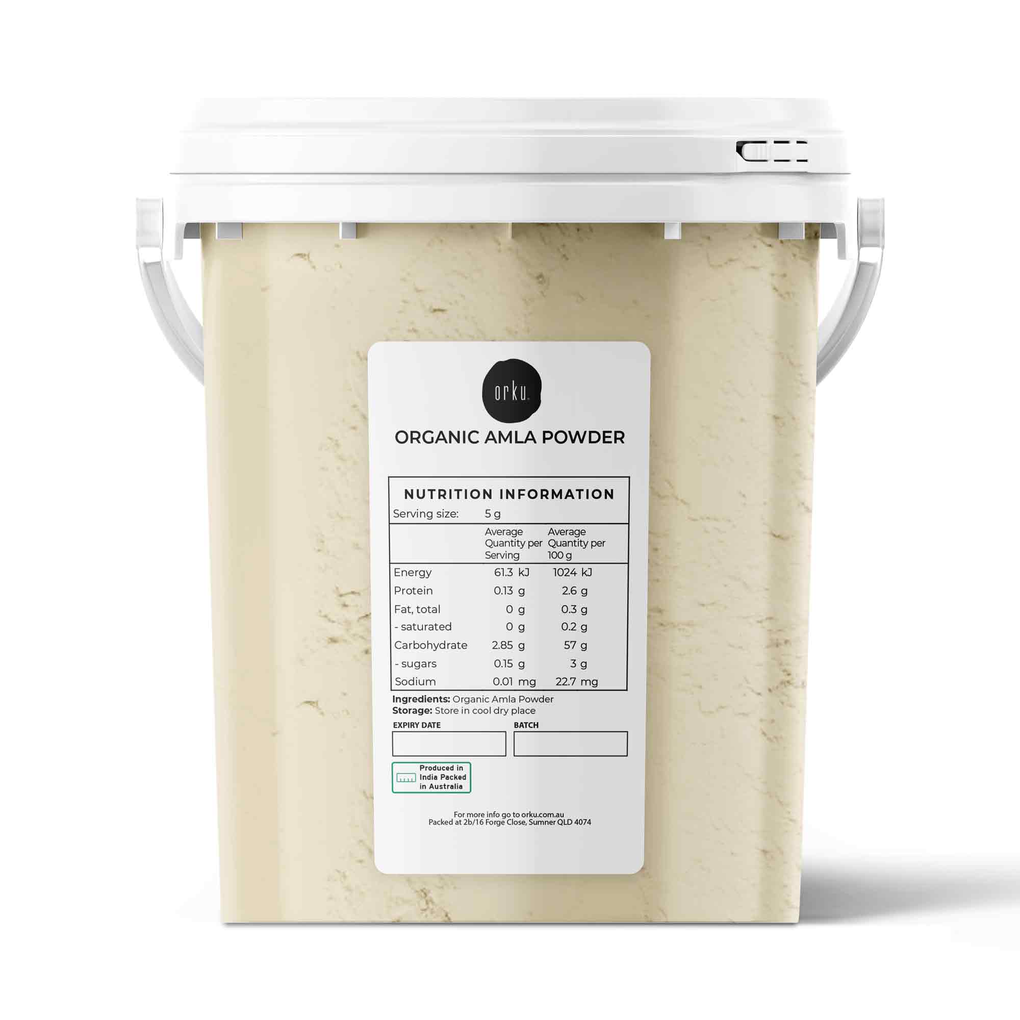 800g Organic Amla Powder Tub Indian Gooseberry Emblica Officinalis Supplement - Health & Beauty > Nutrition &