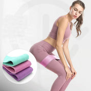 Premium Aolikes Set 3 Resistance Booty Bands Hip Circle Loop Bands Workout Exercise - Set of 3 (Pink,Grey,Black) with Bag
