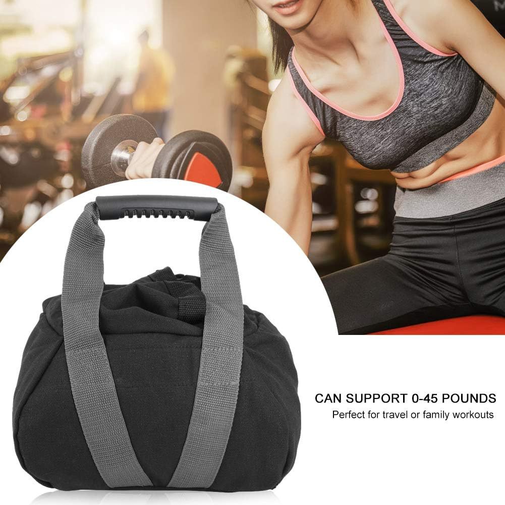 Premium Black Portable Fitness Kettlebell Sandbag