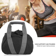 Premium Black Portable Fitness Kettlebell Sandbag