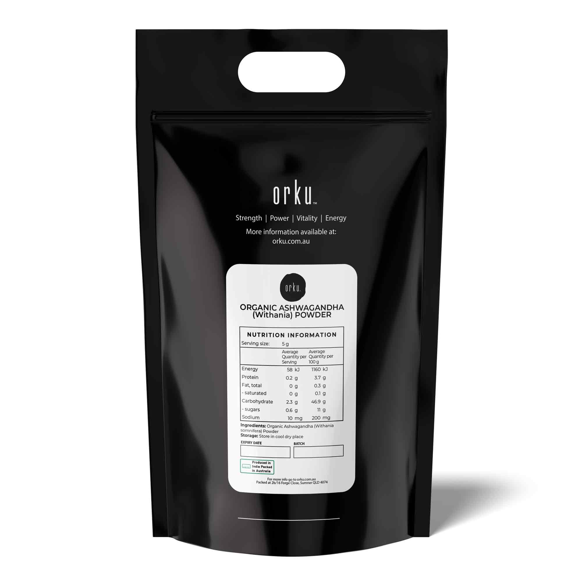 Bulk 20Kg Organic Ashwagandha Root Powder Withania Somnifera Herb Supplement - Health & Beauty > Nutrition &