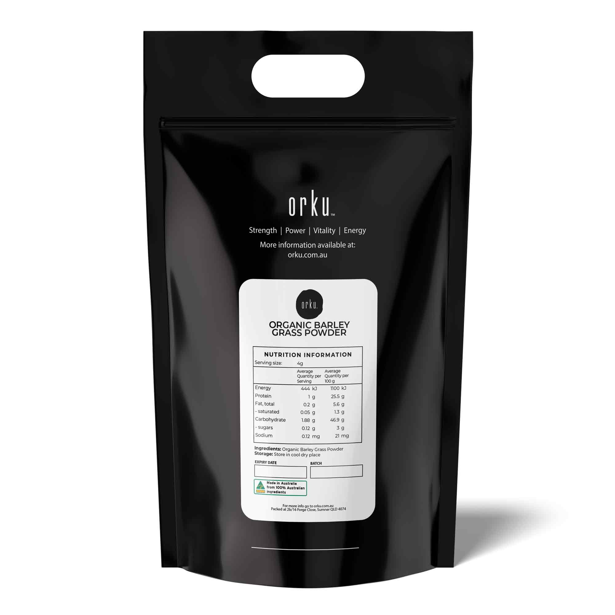 Bulk 20Kg Organic Barley Grass Powder Hordeum Vulgare Leaf Superfood Supplement - Health & Beauty > Nutrition &