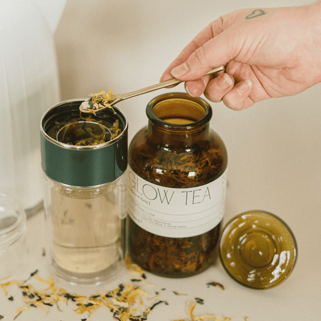 Double Wall Glass Tea Infuser Bottle - Home & Garden > Kitchenware > Drinkware