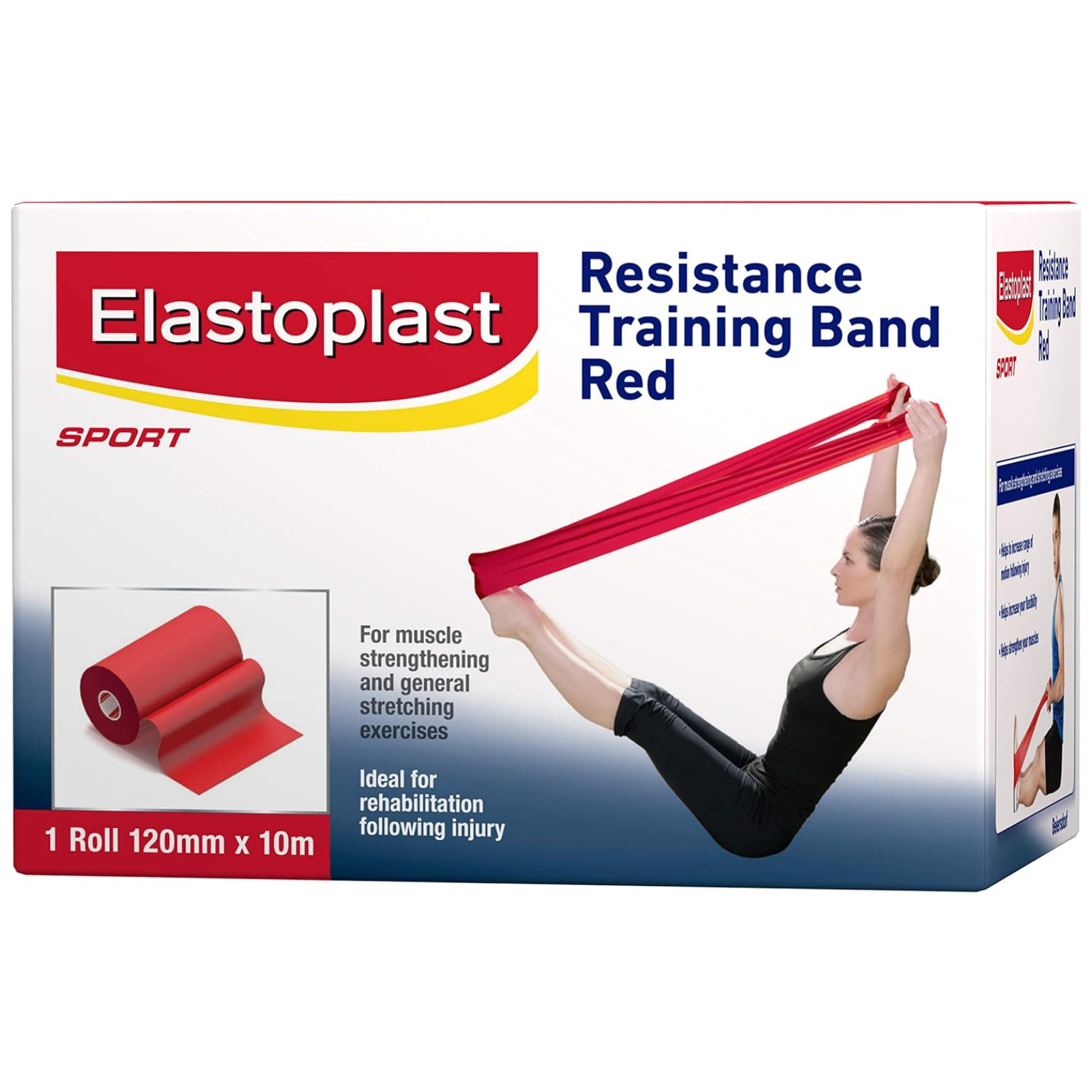 Premium Elastoplast Resistance Band Training Green Sport Home Workout 120mm X 10m