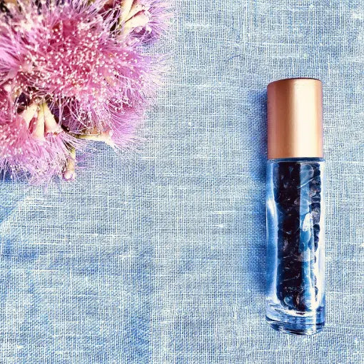 Essential Oil Crystal Gemstone Roller Bottle - Health & Beauty > Massage & Relaxation > Massage Oils