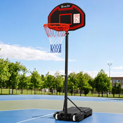 Premium Everfit 2.1M Basketball Hoop Stand System Adjustable Portable Pro Kids Black