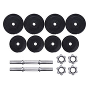 Premium Everfit 20kg Dumbbell Set Weight Plates Dumbbells Lifting Bench