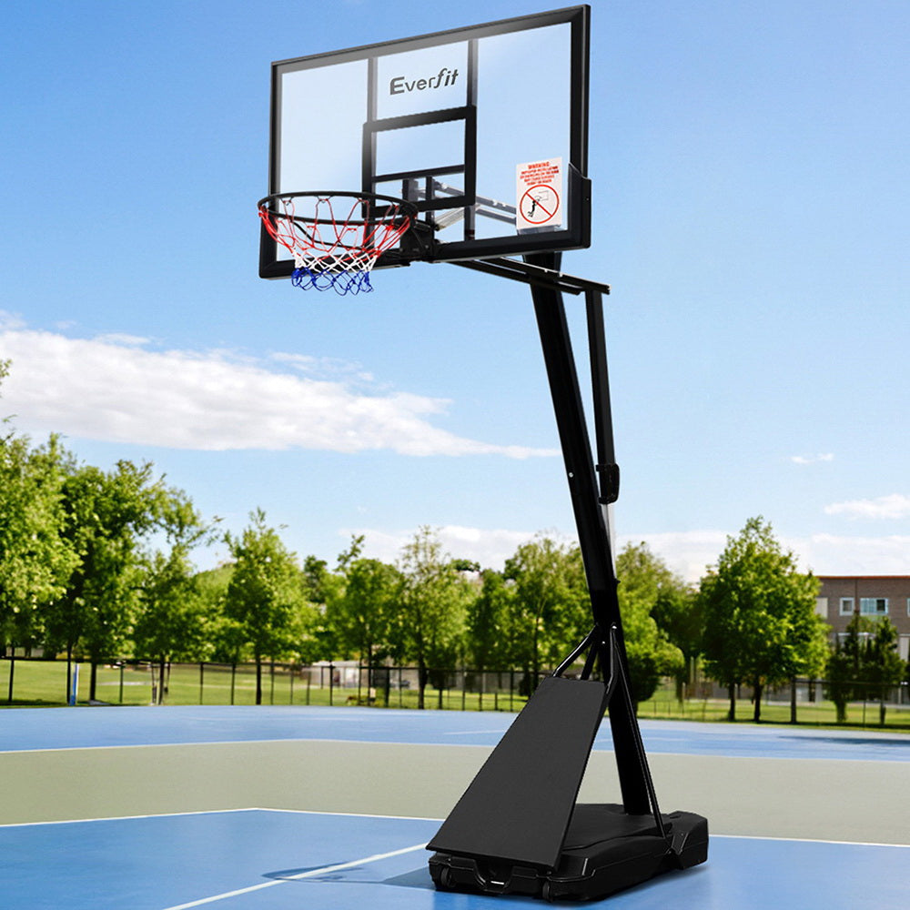 Premium Everfit 3.05M Basketball Hoop Stand System Adjustable Height Portable Black Pro