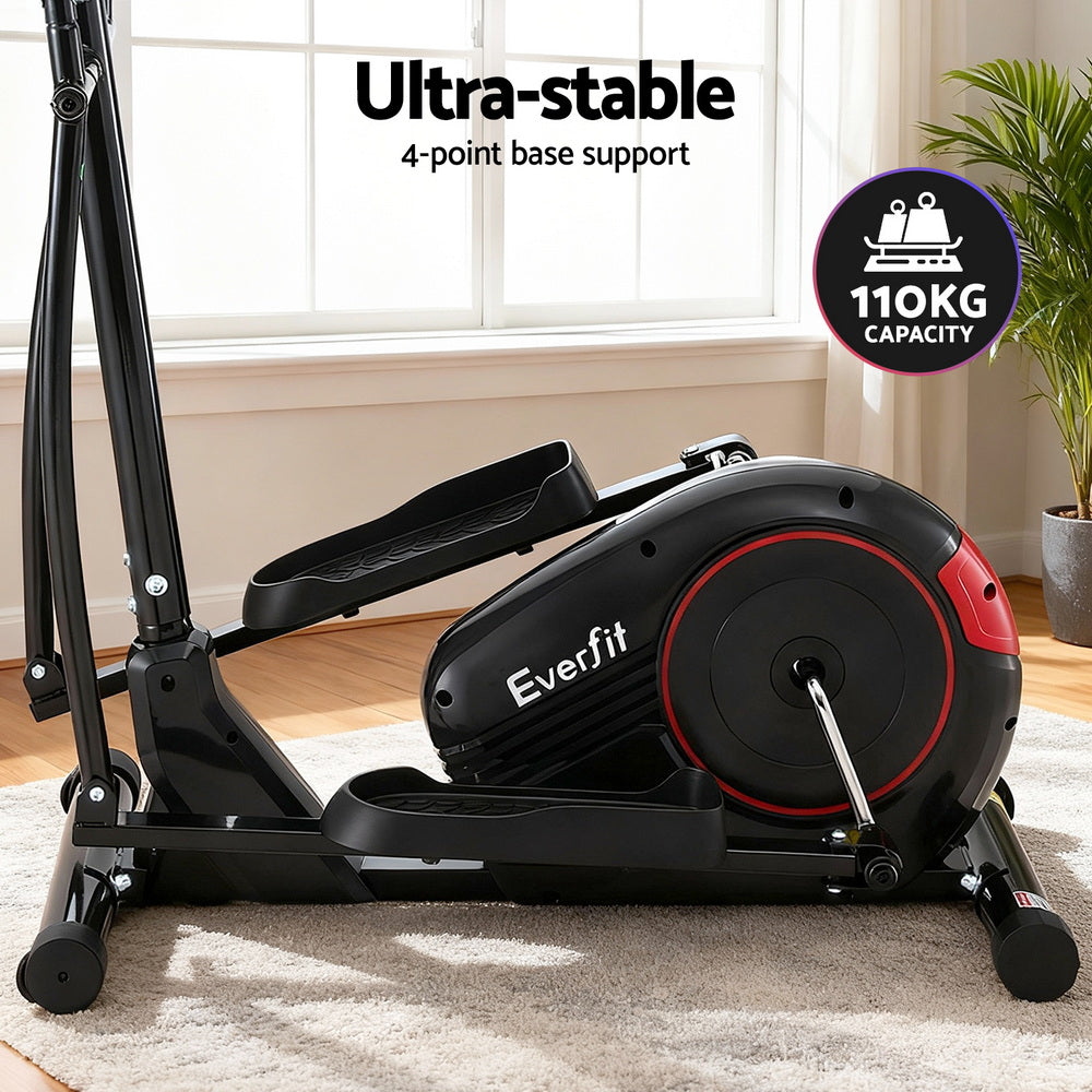 Premium Everfit Exercise Bike Elliptical Cross Trainer Home Gym Fitness Machine LCD