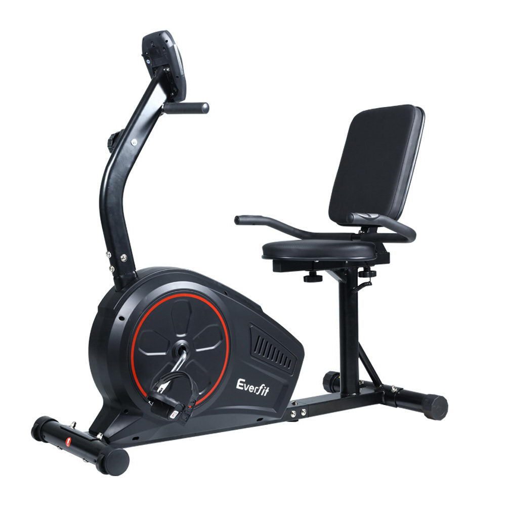 Premium Everfit Exercise Bike Magnetic Recumbent Indoor Cycling Home Gym Cardio 8 Level