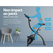Premium Everfit Folding Exercise Bike Magnetic X-Bike Bicycle Indoor Cycling Cardio