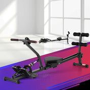 Premium Everfit Hydraulic Rowing Machine Rower 12 Levels Resistance Exercise Fitness Gym Cardio