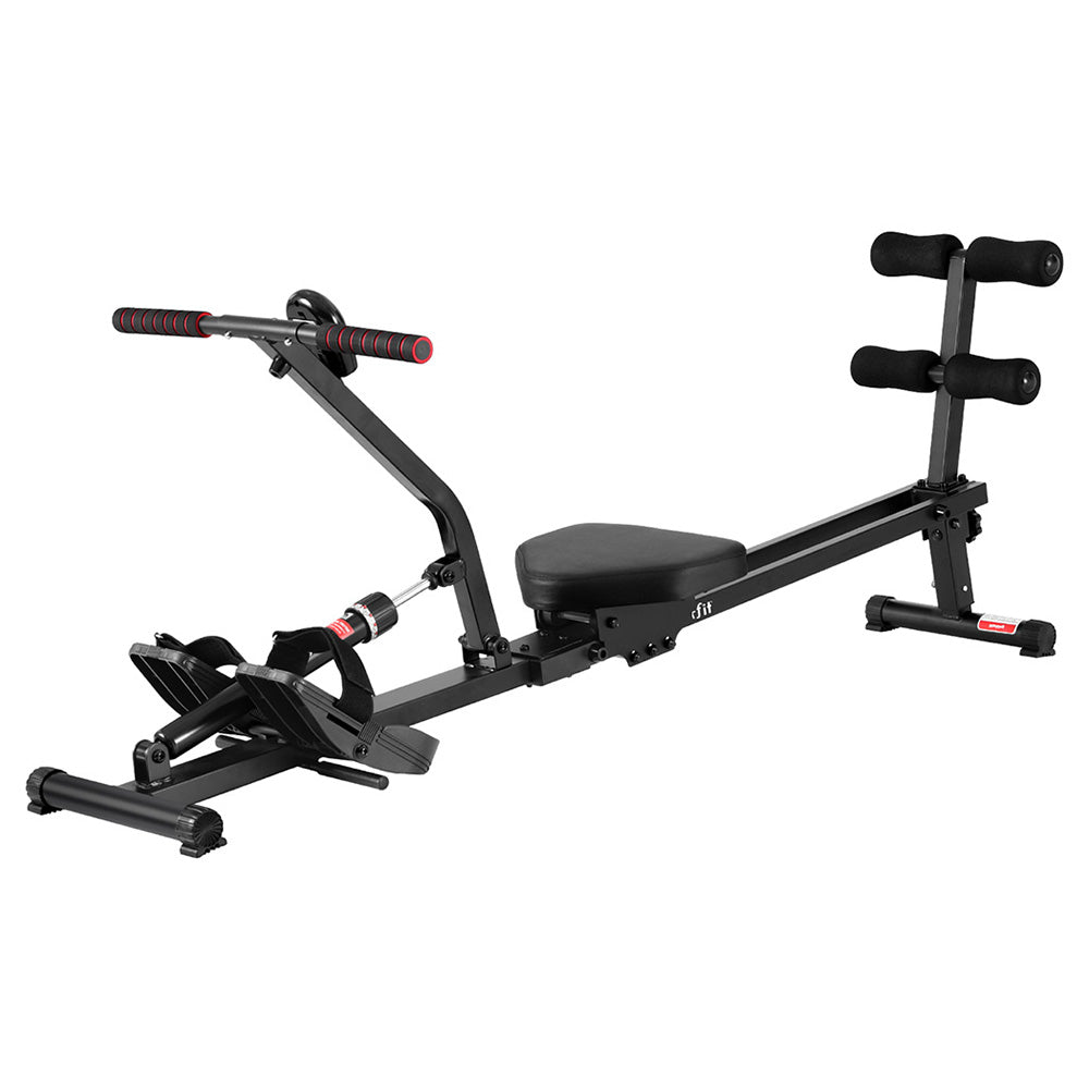 Premium Everfit Hydraulic Rowing Machine Rower 12 Levels Resistance Exercise Fitness Gym Cardio