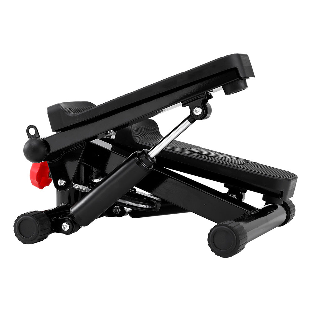 Premium Everfit Mini Stepper with Resistance Rope Aerobic for Exercise Compact Home Workout Black