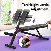 Premium Everfit Roman Chair Adjustable Weight Bench Strength Training Preacher Curls