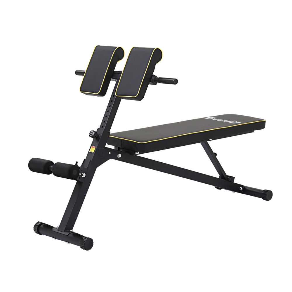 Premium Everfit Roman Chair Adjustable Weight Bench Strength Training Preacher Curls