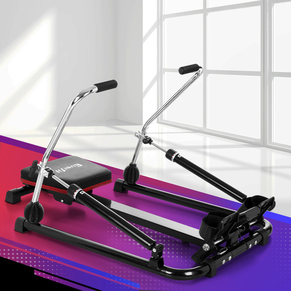 Premium Everfit Rowing Machine 12 Levels Hydraulic Rower Fitness Gym Home Cardio