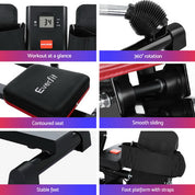 Premium Everfit Rowing Machine 12 Levels Hydraulic Rower Fitness Gym Home Cardio