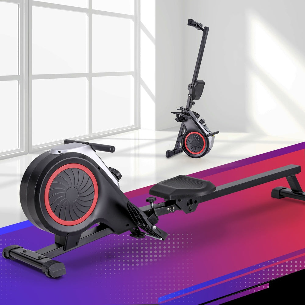 Premium Everfit Rowing Machine 16 Levels Foldable Magnetic Rower Gym Cardio Workout