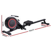 Premium Everfit Rowing Machine 16 Levels Foldable Magnetic Rower Gym Cardio Workout