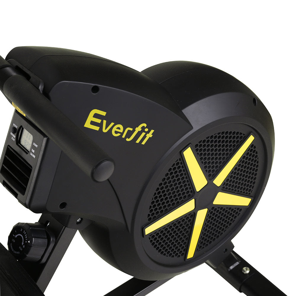 Premium Everfit Rowing Machine Air Rower Exercise Fitness Gym Home Cardio