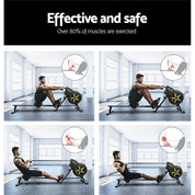 Premium Everfit Rowing Machine Air Rower Exercise Fitness Gym Home Cardio