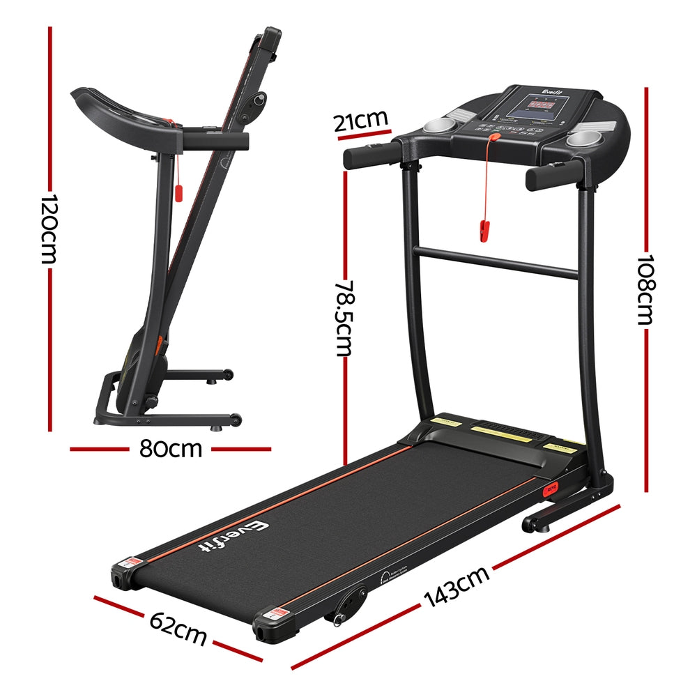 Premium Everfit Treadmill Electric Home Gym Fitness Exercise Equipment Incline 400mm