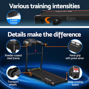 Premium Everfit Treadmill Electric Home Gym Fitness Exercise Equipment Incline 400mm