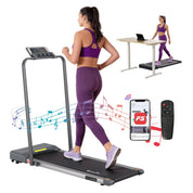 Premium Everfit Treadmill Electric Walking Pad Under Desk Home Gym Fitness 380mm Grey