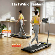 Premium Everfit Treadmill Electric Walking Pad Under Desk Home Gym Fitness 380mm Grey