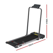 Premium Everfit Treadmill Electric Walking Pad Under Desk Home Gym Fitness 380mm Grey