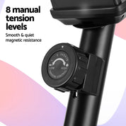 Premium Everfit Under Desk Exercise Bike Magnetic Resistance Cardio workouts 120kg Capacity