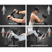 Premium Everfit Weight Bench 10 in 1 Bench Press Home Gym Station 330kg Capacity