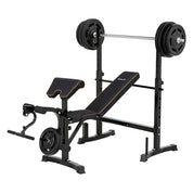 Premium Everfit Weight Bench 10 in 1 Bench Press Home Gym Station 330kg Capacity
