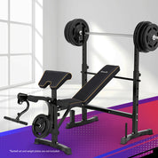 Premium Everfit Weight Bench 10 in 1 Bench Press Home Gym Station 330kg Capacity