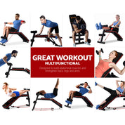Premium Everfit Weight Bench Adjustable FID Bench Press Home Gym 150kg Capacity
