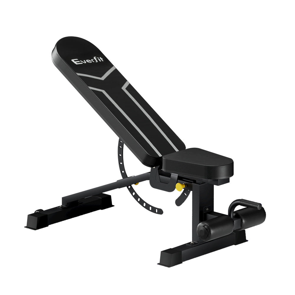 Premium Everfit Weight Bench Adjustable FID Bench Press Home Gym 450kg Capacity