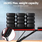 Premium Everfit Weight Bench Adjustable Preacher Curl Bench Press Dumbbell Stool 260kg