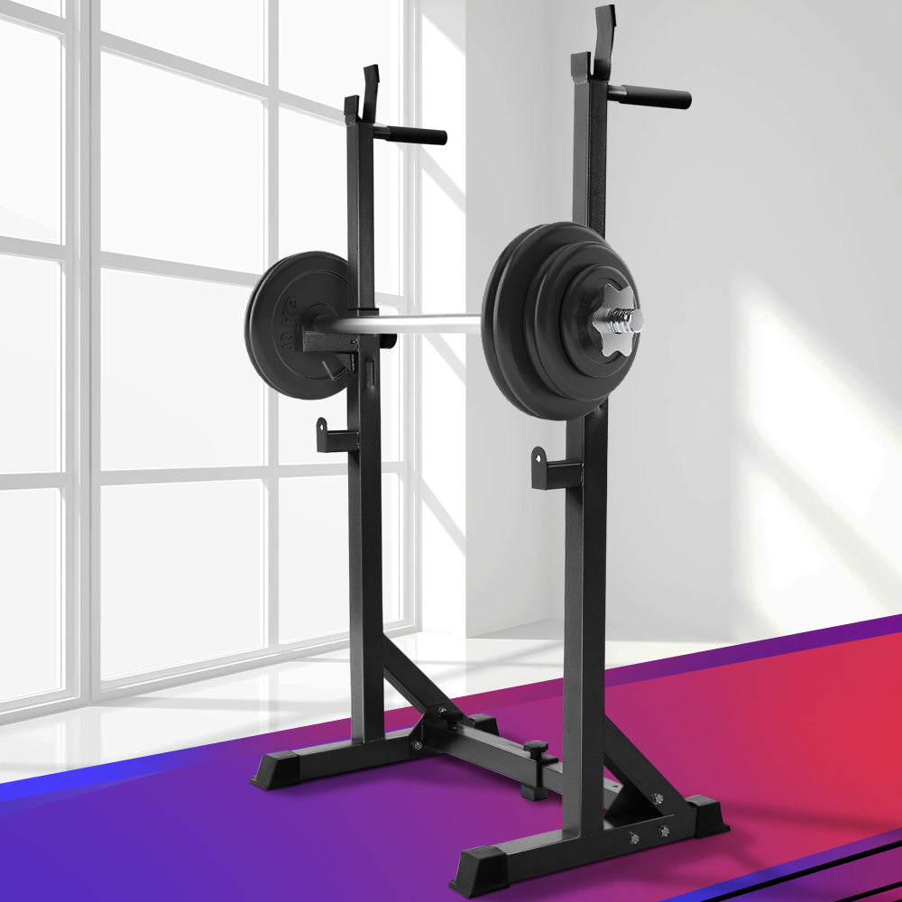 Premium Everfit Weight Bench Adjustable Squat Rack Home Gym Equipment 300kg