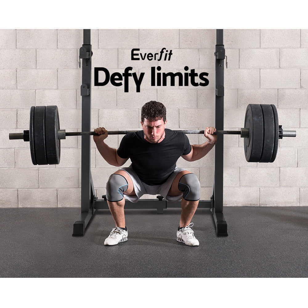 Premium Everfit Weight Bench Adjustable Squat Rack Home Gym Equipment 300kg