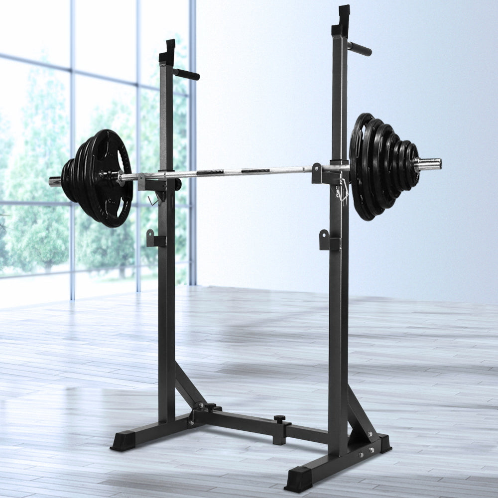 Premium Everfit Weight Bench Adjustable Squat Rack Home Gym Equipment 300kg