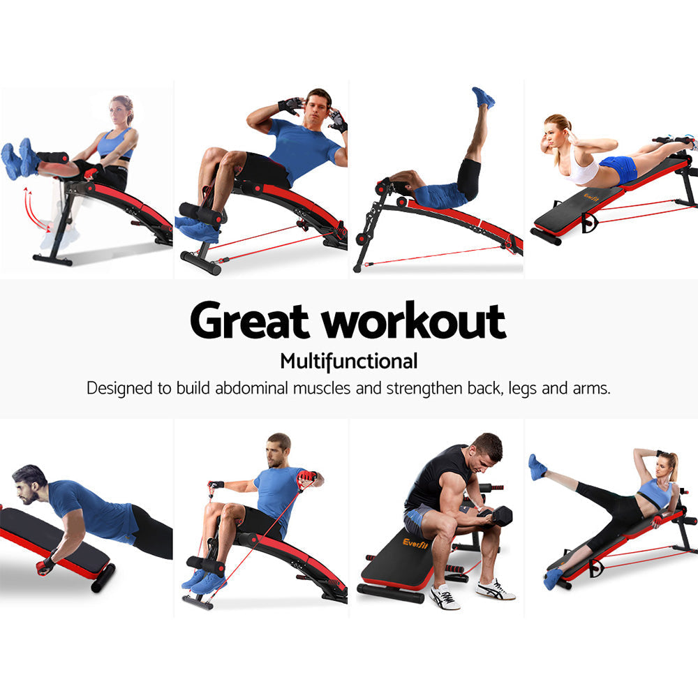 Premium Everfit Weight Bench Sit Up Bench Press Foldable Home Gym Equipment