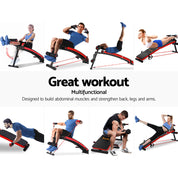 Premium Everfit Weight Bench Sit Up Bench Press Foldable Home Gym Equipment