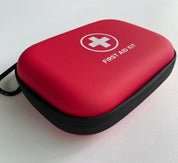 Premium First aid kit - First aid kit - Survival kit outdoor emergency kit - First aid kit sports - First aid sports bag - Red - First aid kit - First aid drum - PU - red - 17.6*12*5.5cm