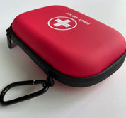 Premium First aid kit - First aid kit - Survival kit outdoor emergency kit - First aid kit sports - First aid sports bag - Red - First aid kit - First aid drum - PU - red - 17.6*12*5.5cm