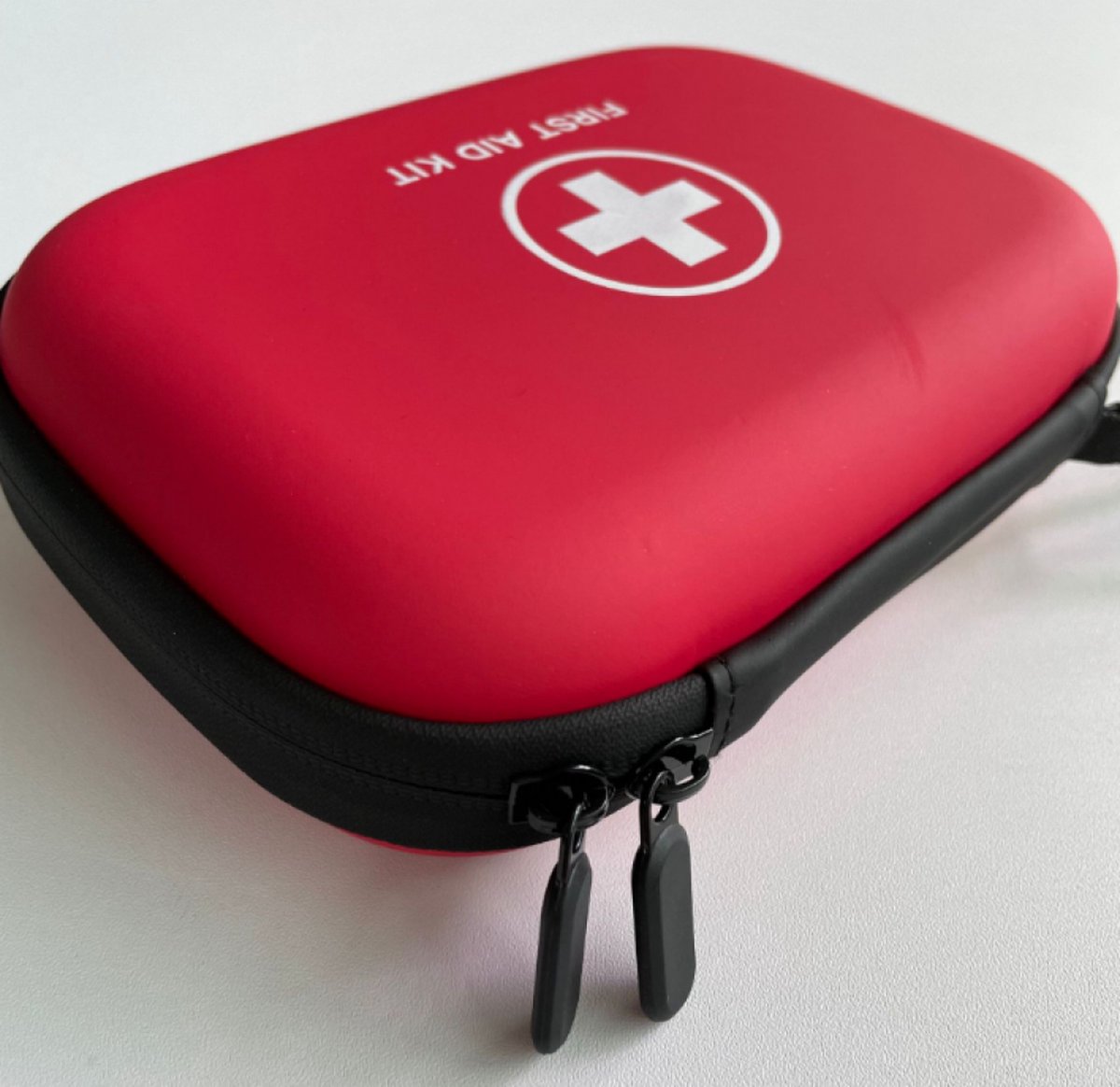 Premium First aid kit - First aid kit - Survival kit outdoor emergency kit - First aid kit sports - First aid sports bag - Red - First aid kit - First aid drum - PU - red - 17.6*12*5.5cm