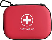 Premium First aid kit - First aid kit - Survival kit outdoor emergency kit - First aid kit sports - First aid sports bag - Red - First aid kit - First aid drum - PU - red - 17.6*12*5.5cm